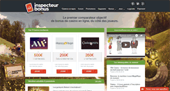 Desktop Screenshot of inspecteurbonus.com
