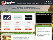 Tablet Screenshot of inspecteurbonus.com